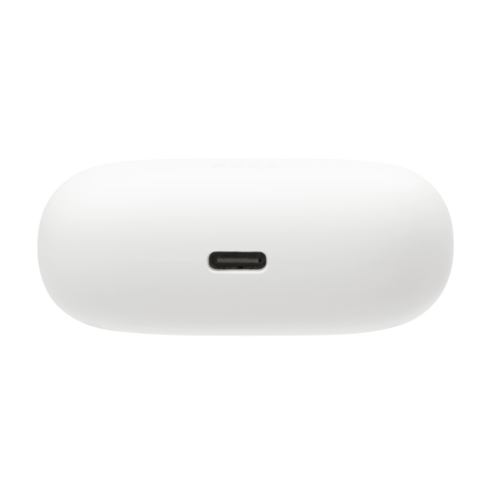 JBL Vibe Beam 2 - White - True Wireless Noise Cancelling Earbuds - Top
